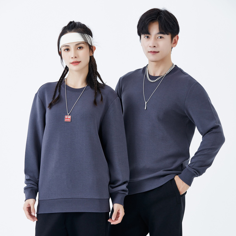 HT042-216 – Air-Layer Basic Crewneck Sweatshirt