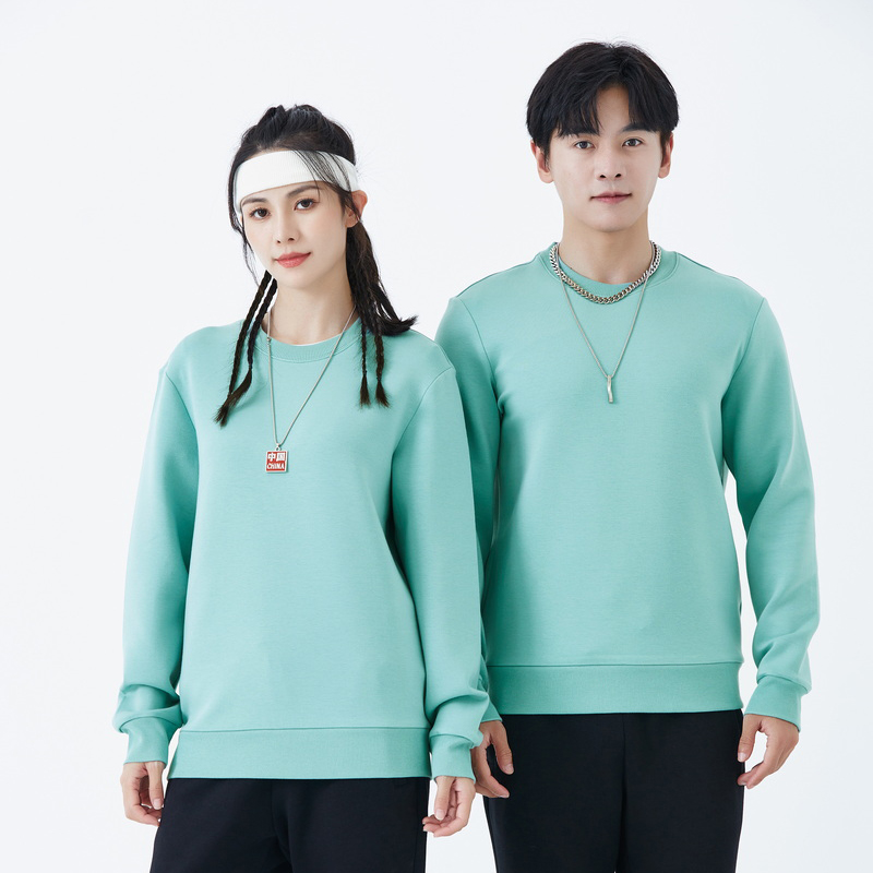HT042-216 – Air-Layer Basic Crewneck Sweatshirt
