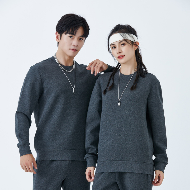HT042-216 – Air-Layer Basic Crewneck Sweatshirt
