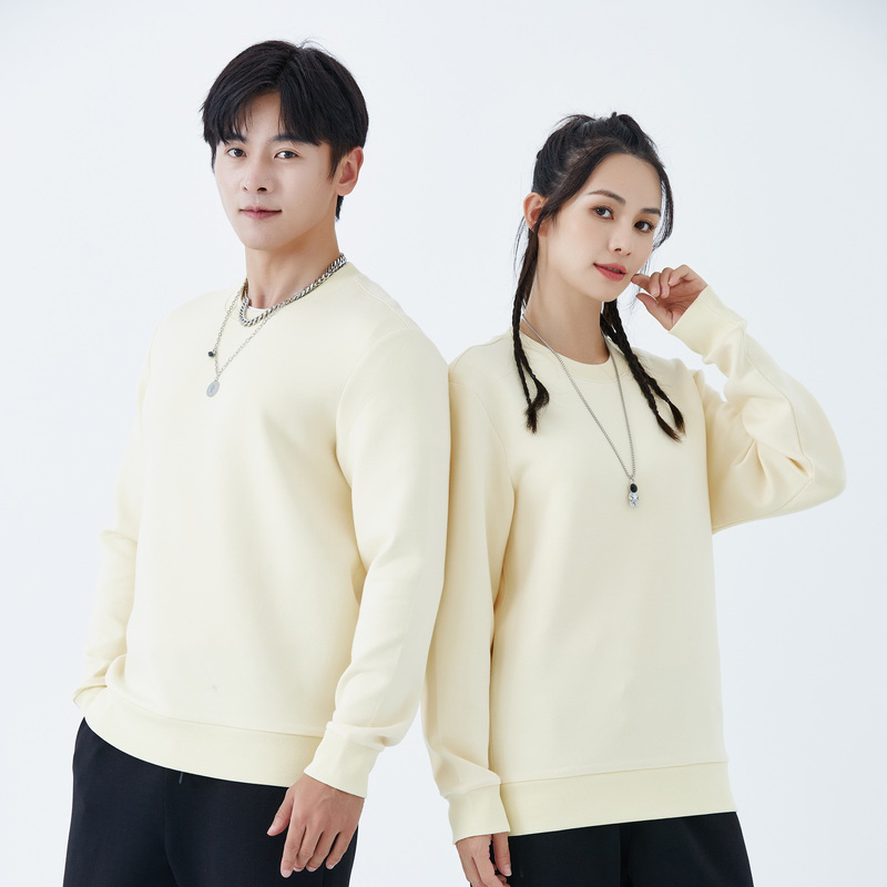 HT042-216 – Air-Layer Basic Crewneck Sweatshirt