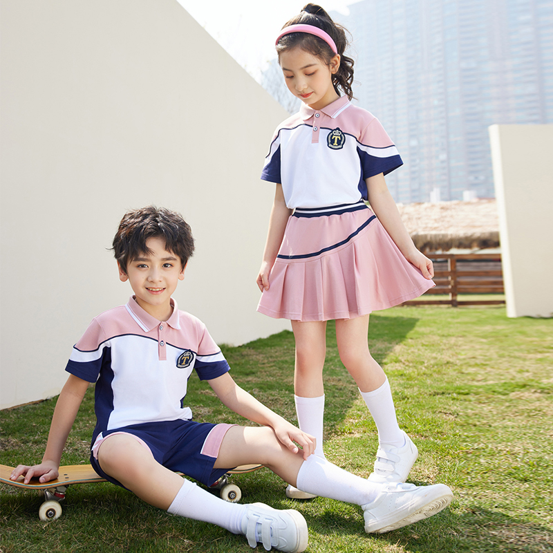 HT054-2202 – Summer Lycra Pique Polo Shirt and Skirt/Shorts Set