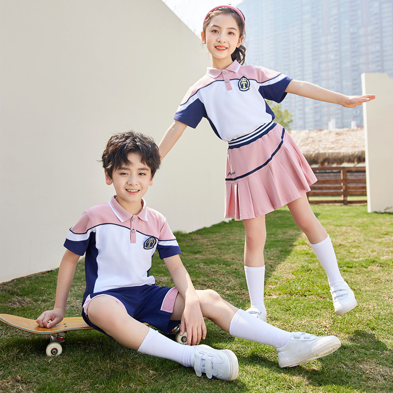 HT054-2202 – Summer Lycra Pique Polo Shirt and Skirt/Shorts Set