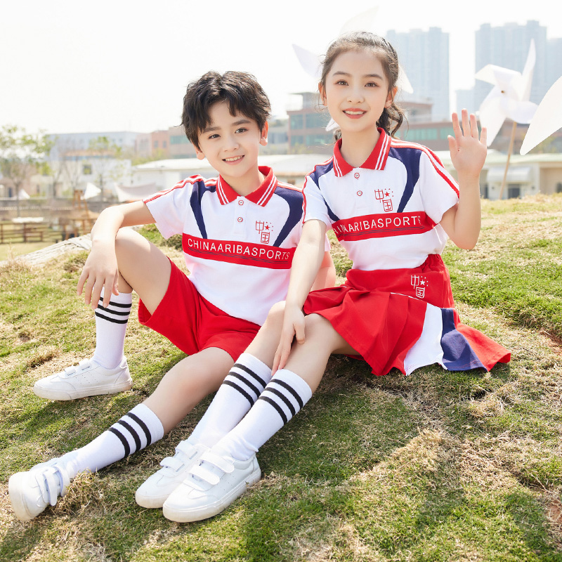 HT054-2205 – Summer Lycra Pique Polo Shirt and Skirt/Shorts Set