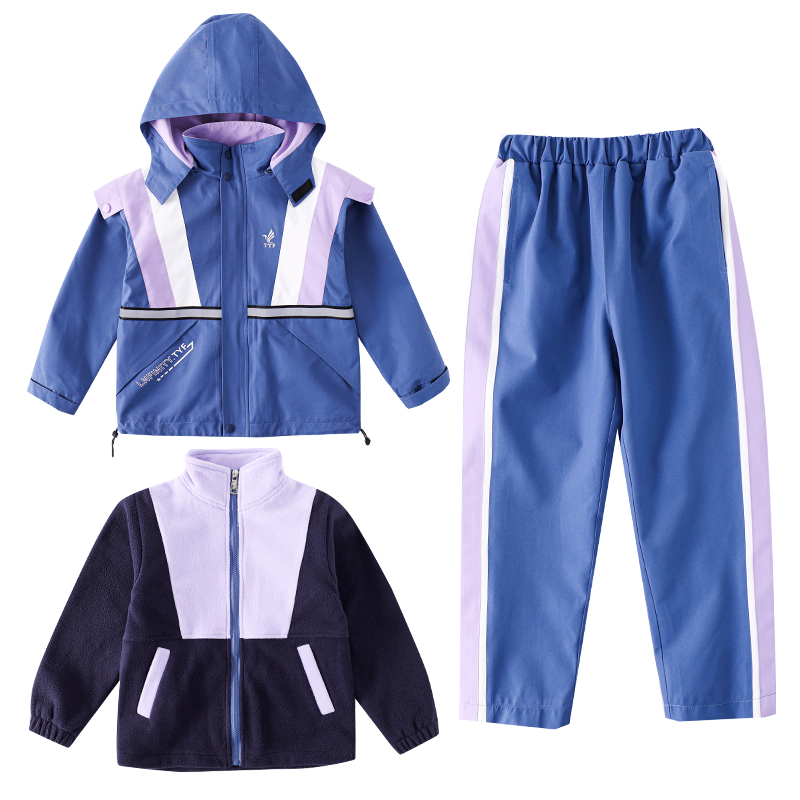 HT054-2192 – Winter Shell Jacket, Fleece Liner, and Pants Three-Piece Set