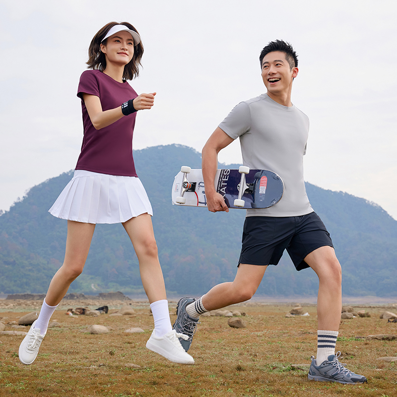 HT042-181 Golf outdoor sports series – super?conductive quick?dry technology value short?sleeve crew?neck T?shirt