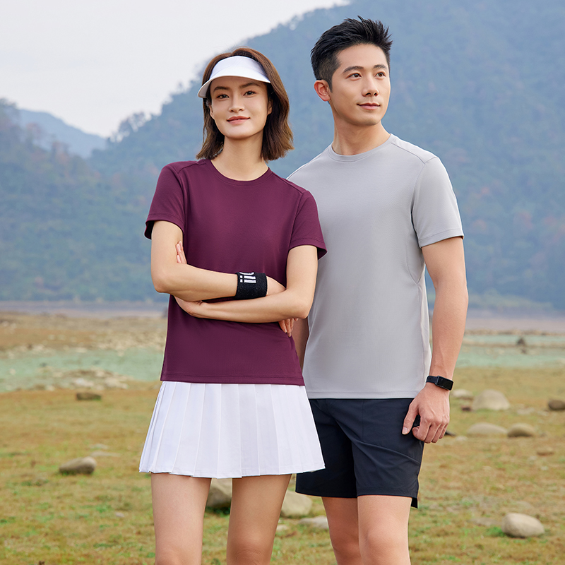HT042-181 Golf outdoor sports series – super?conductive quick?dry technology value short?sleeve crew?neck T?shirt