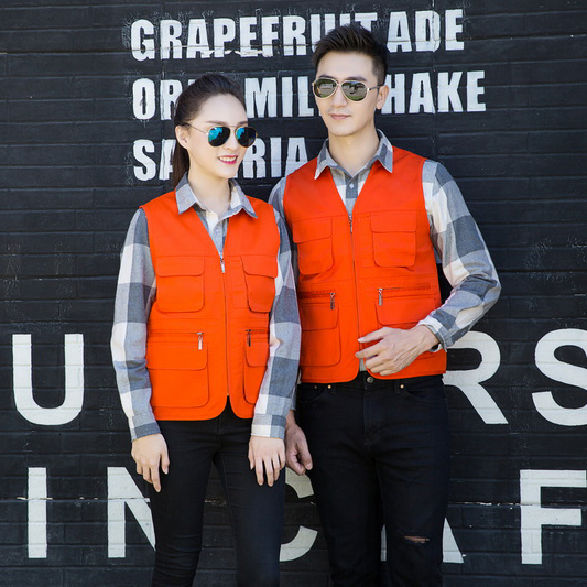 HT045?661 Solid zippered mesh vest